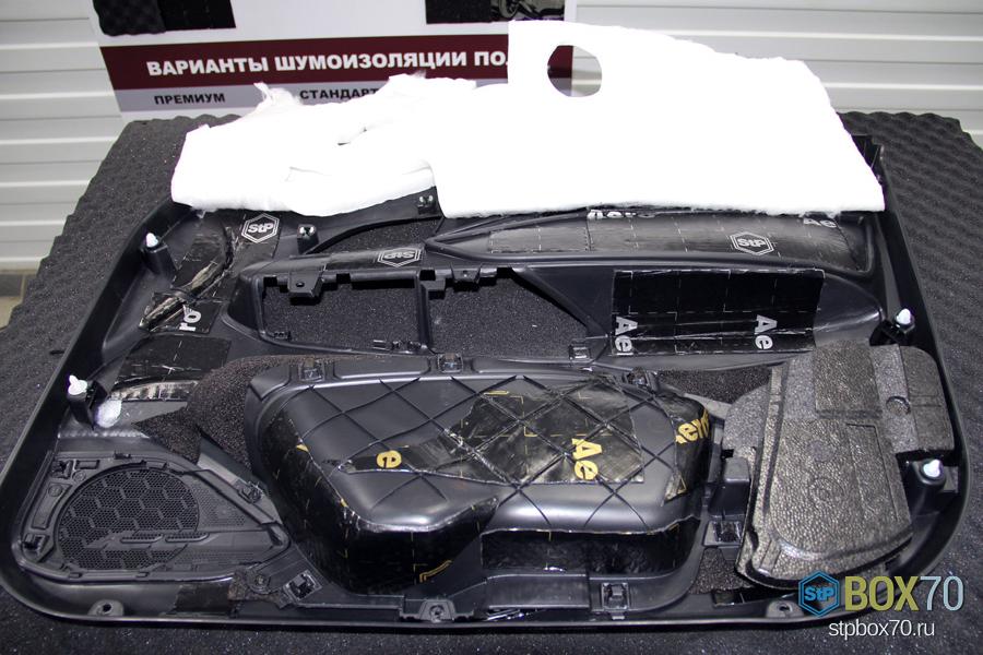 Шумоизоляция дверного пластика Lada Vesta