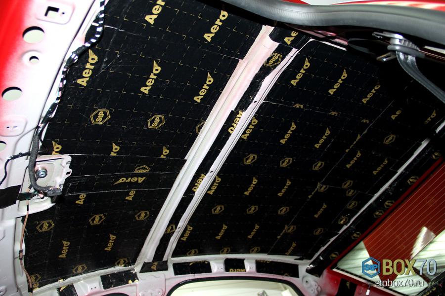 Шумоизоляция крыши Lada Vesta